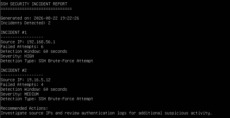 SSH Authentication Monitor